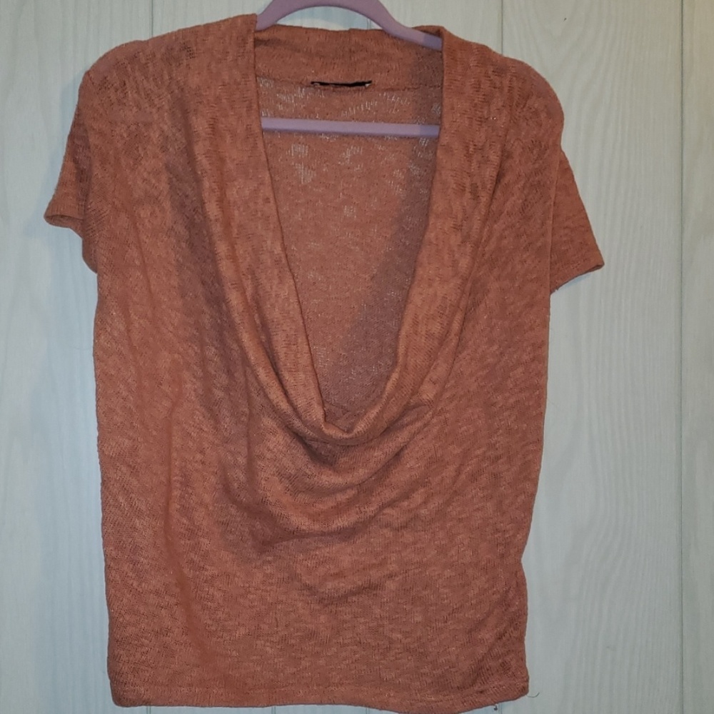Gorgeous draped neck sweater